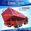 heavy duty 3 Axles 60ton Hydraulic Cylinder side Dump semi trailer/tipper Trailer For Sale